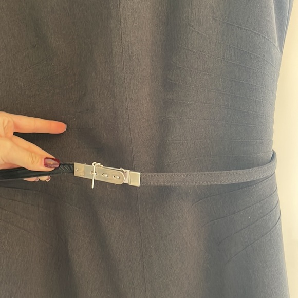 Laundry grey dress with belt - Picture 2 of 5